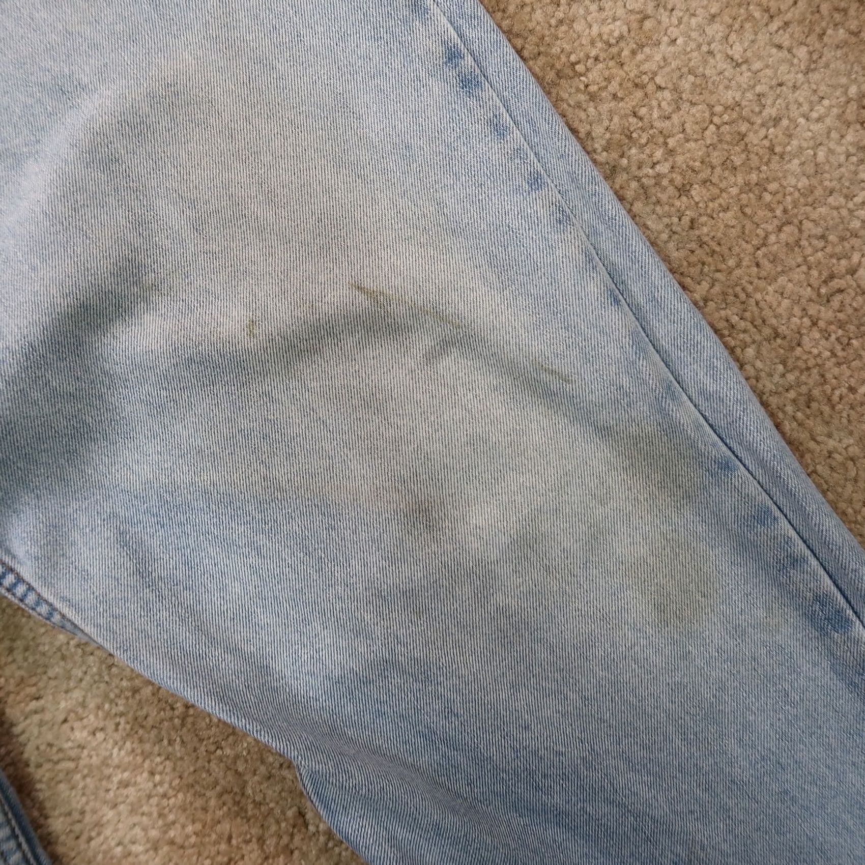 Levi's Levi's 505 Regular Fit Straight Leg Jeans Men's 36x32 Blue Denim Distressed Jeans Size US 36 / EU 52 - 3 Thumbnail