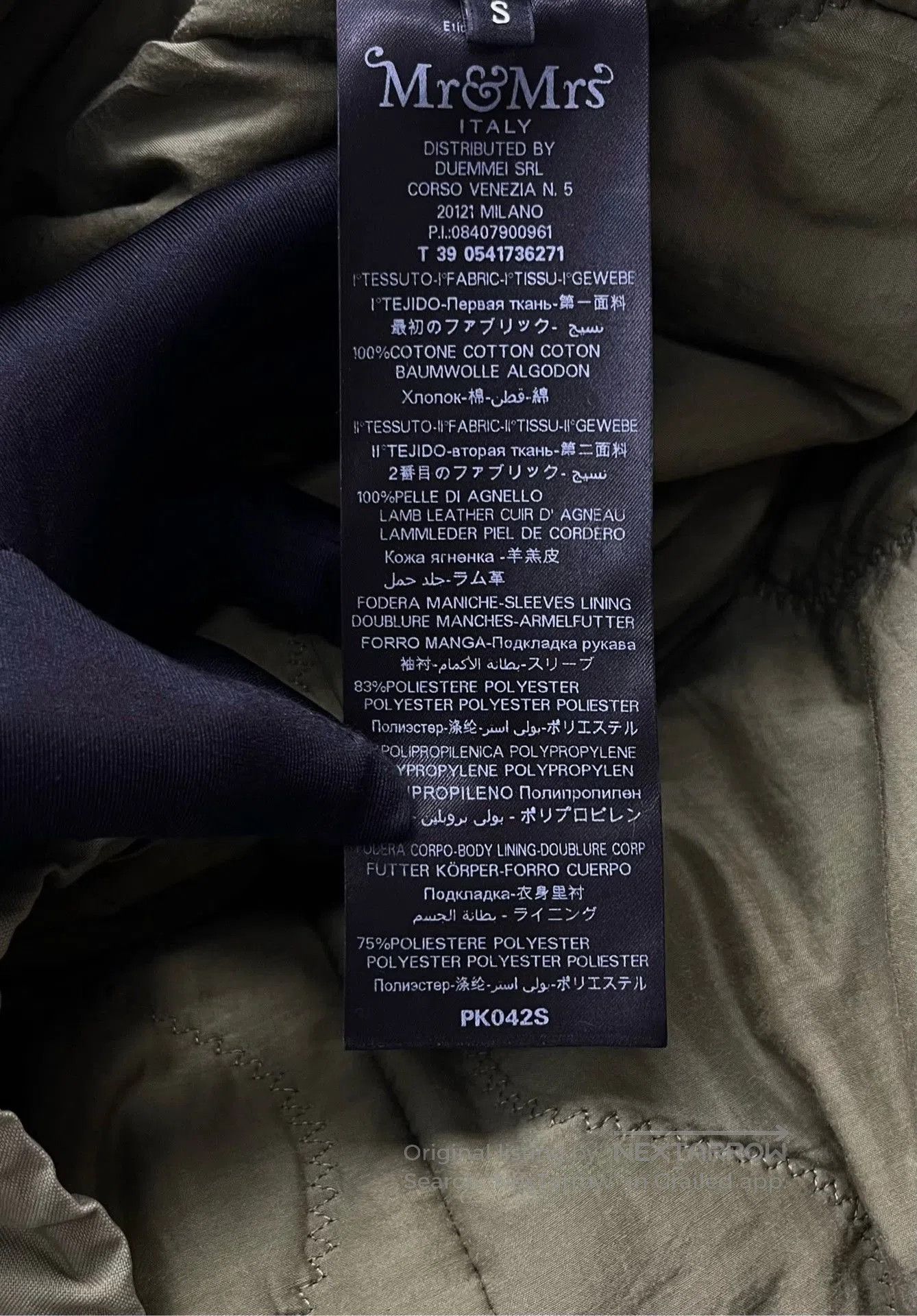 Other army green fur collar cotton jacket. Size S / US 4 / IT 40 - 4 Thumbnail