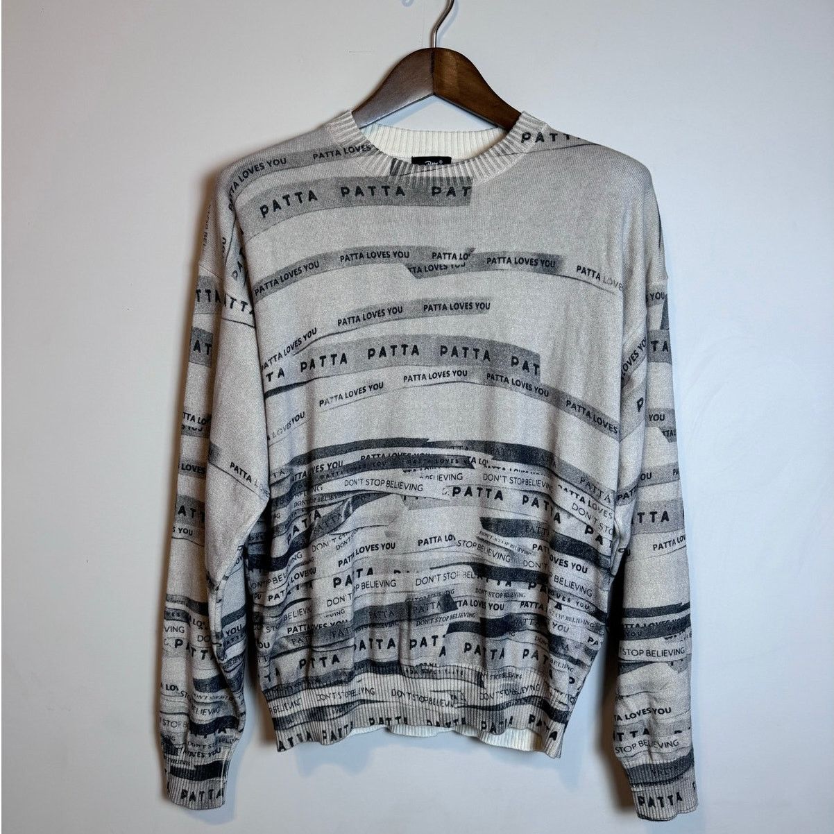 Patta Patta Loves You Ribbons Knitted Sweater - Size S Size US S / EU 44-46 / 1 - 1 Thumbnail