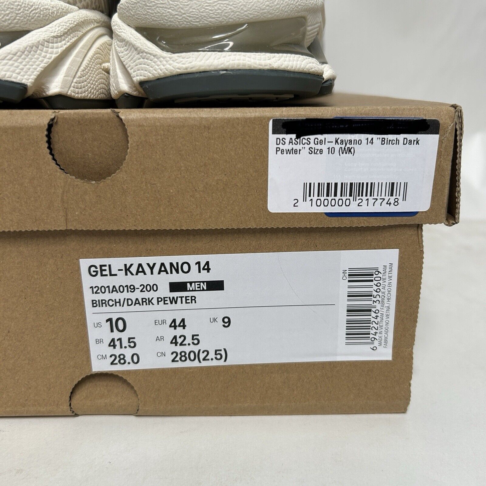 Asics ASICS Gel Kayano 14 “Birch Dark Pewter” 2024 Size US 10 / EU 43 - 5 Thumbnail