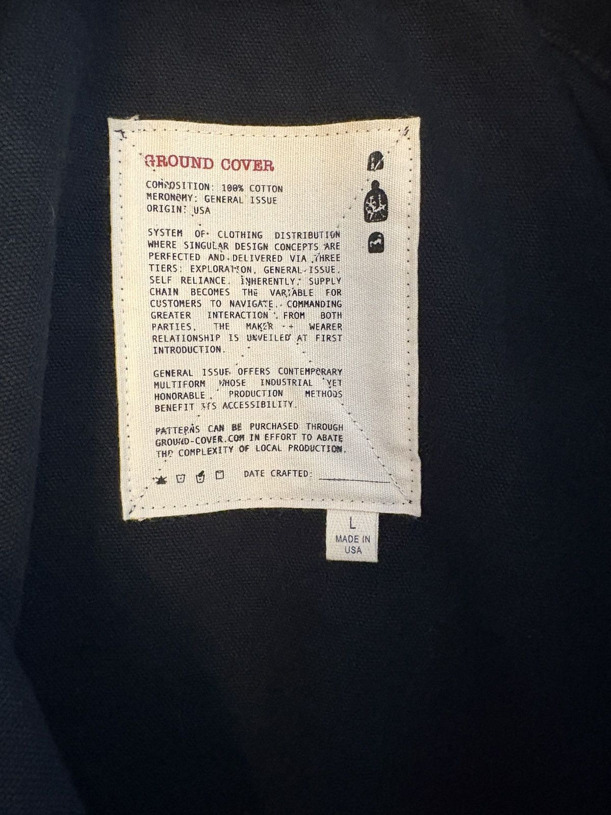 Ground Cover New Black Ground Cover Motorcycle Jacket Size US L / EU 52-54 / 3 - 3 Thumbnail