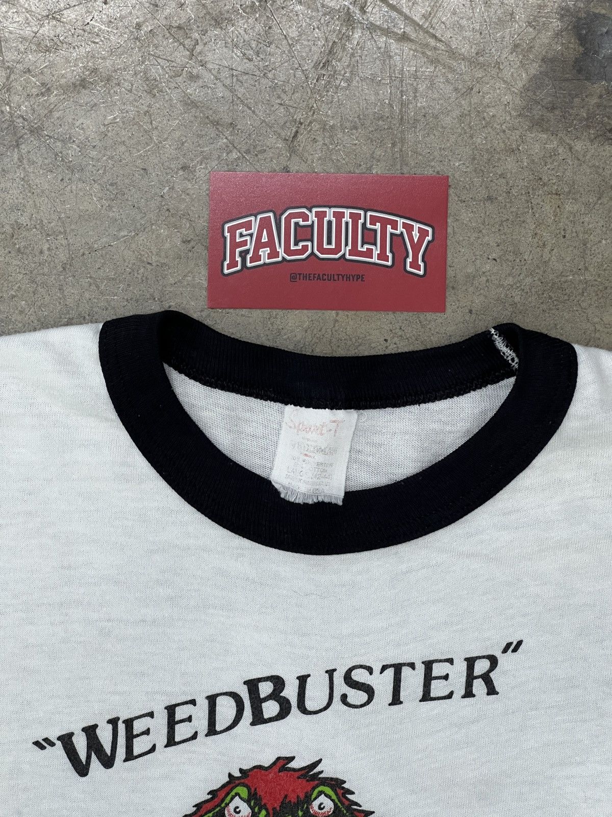 Vintage Vintage 80s Weedbuster Ain’t Fraid Ghostbusters Parody Tee Size US L / EU 52-54 / 3 - 3 Thumbnail