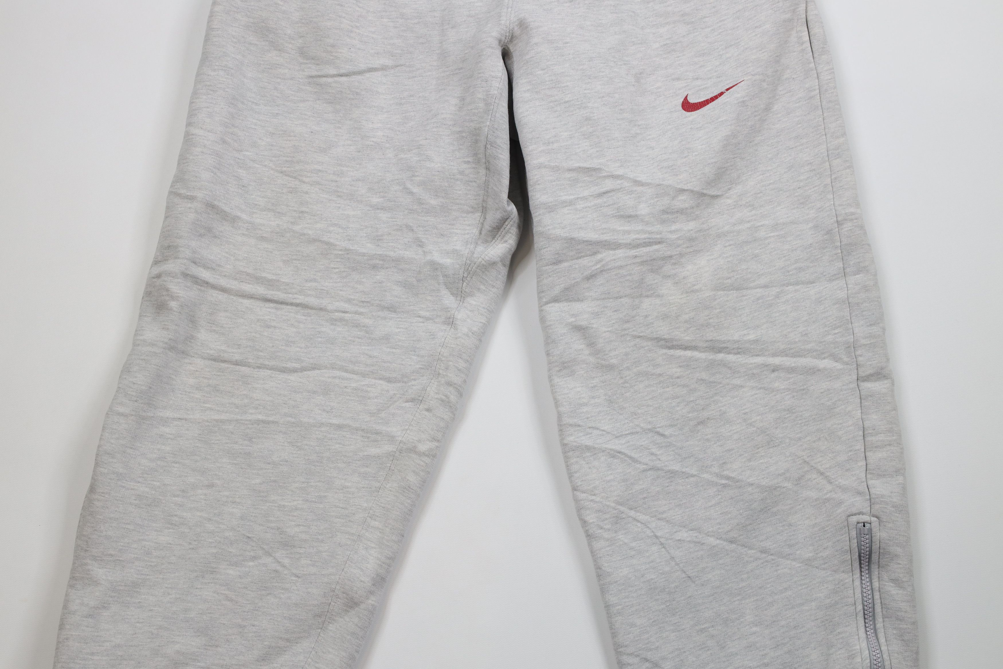 Nike × Vintage Vintage 90s Nike Mini Swoosh Heavyweight Sweatpants Joggers Size US 36 / EU 52 - 3 Thumbnail