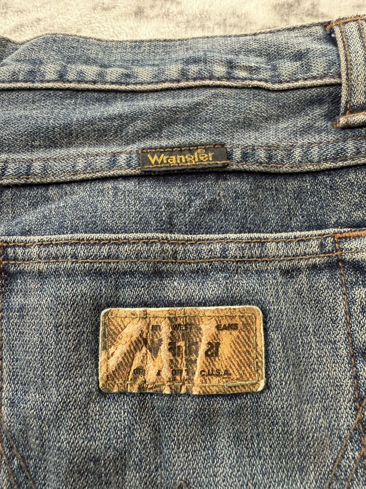 Wrangler Rare Wrangler Flared Japan made Denim Jeans Pants Size US 32 / EU 48 - 15 Thumbnail