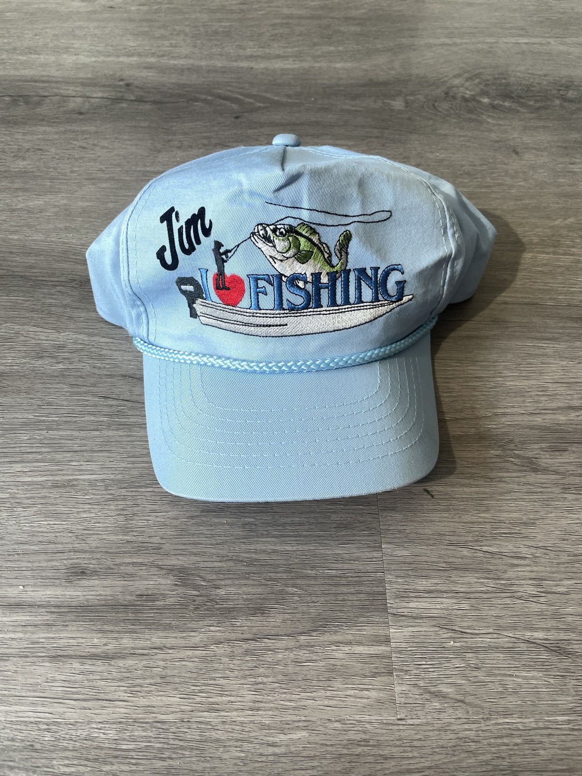Vintage Vintage “Jim I love Fishing” Snap Back Hat (Sz.OS) Size ONE SIZE - 1 Thumbnail