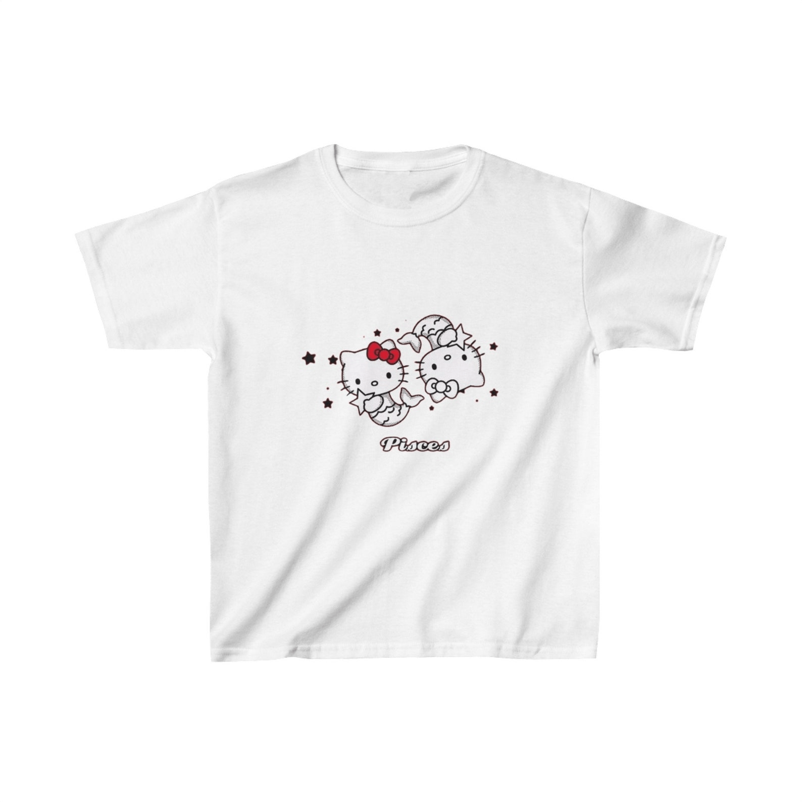 Other Pisces Hello Kitty Graphic Baby Tee Size S / US 4 / IT 40 - 2 Thumbnail