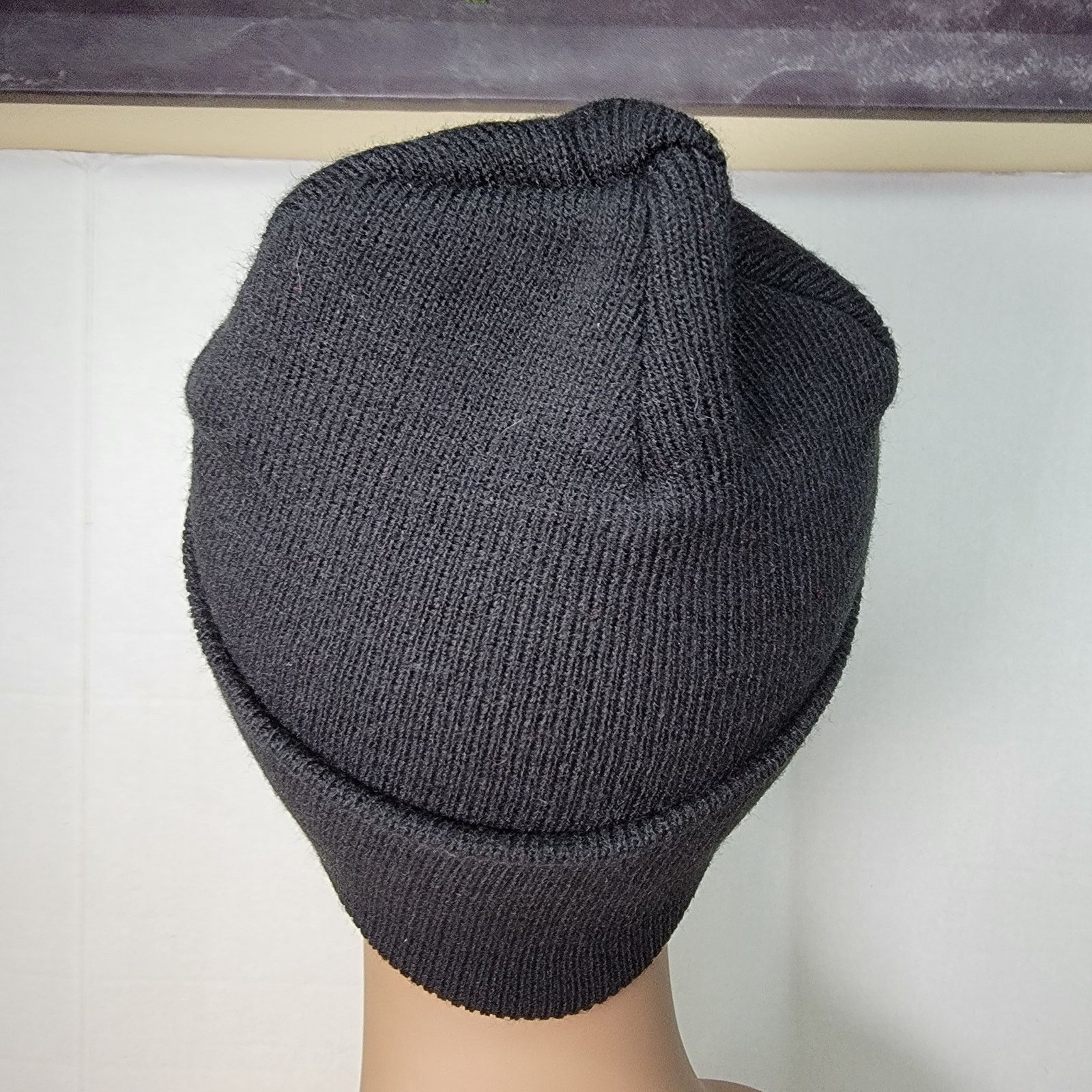 Other Black Knit Embroidered "Army" Beanie - OS Size ONE SIZE - 3 Thumbnail