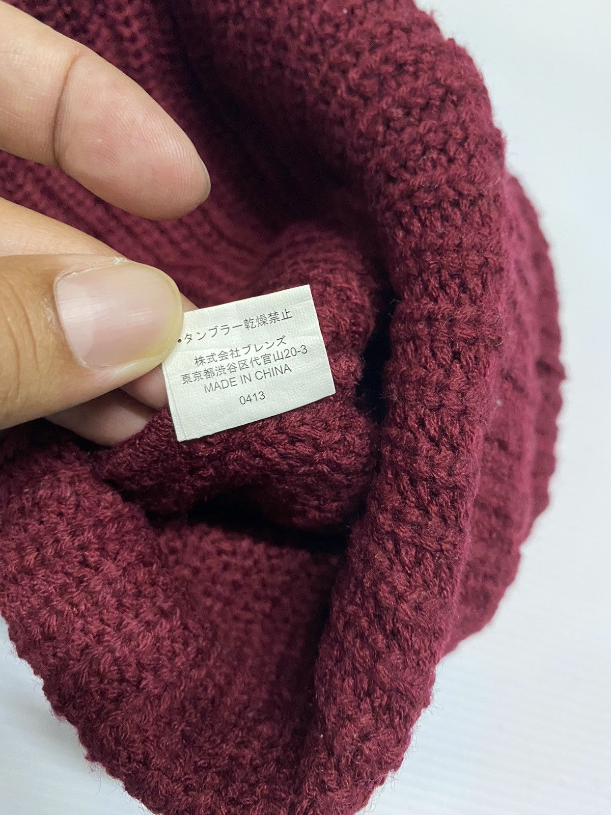 Ben Davis Ben Davis Small Patches Knitted Beanie Hat Size ONE SIZE - 5 Thumbnail