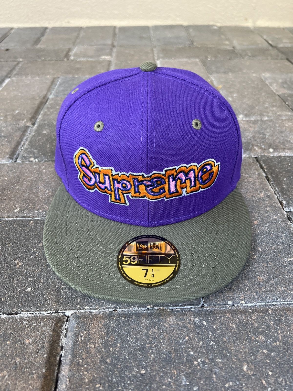 Supreme Supreme Gonz Logo New Era Purple Brand New | Grailed