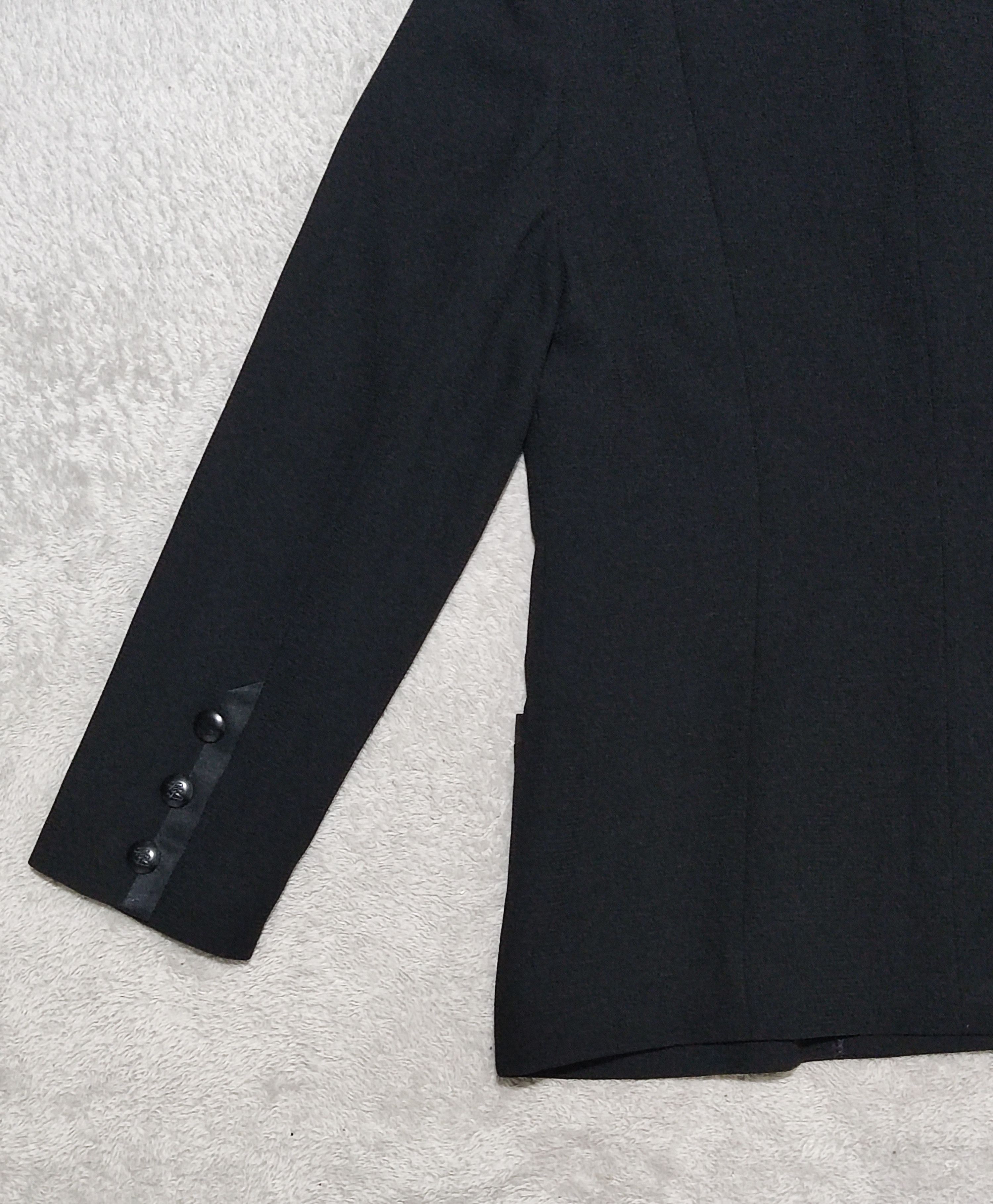 Pierre Balmain VTG PIERRE BALMAIN Formalité Collarless Satin Trim Jacket Size S / US 4 / IT 40 - 12 Thumbnail