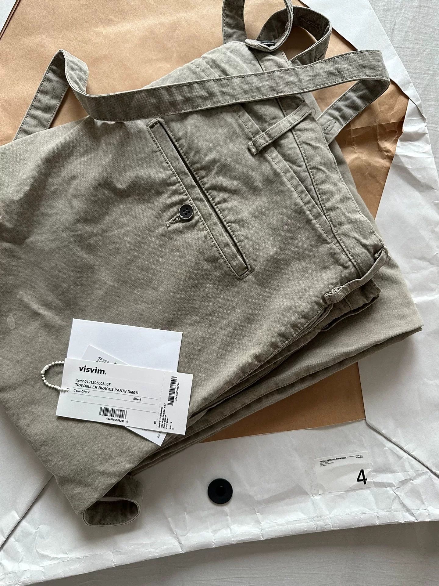 Visvim Visvim Traveller Braces Pants DMGD Size US 27 - 1 Thumbnail