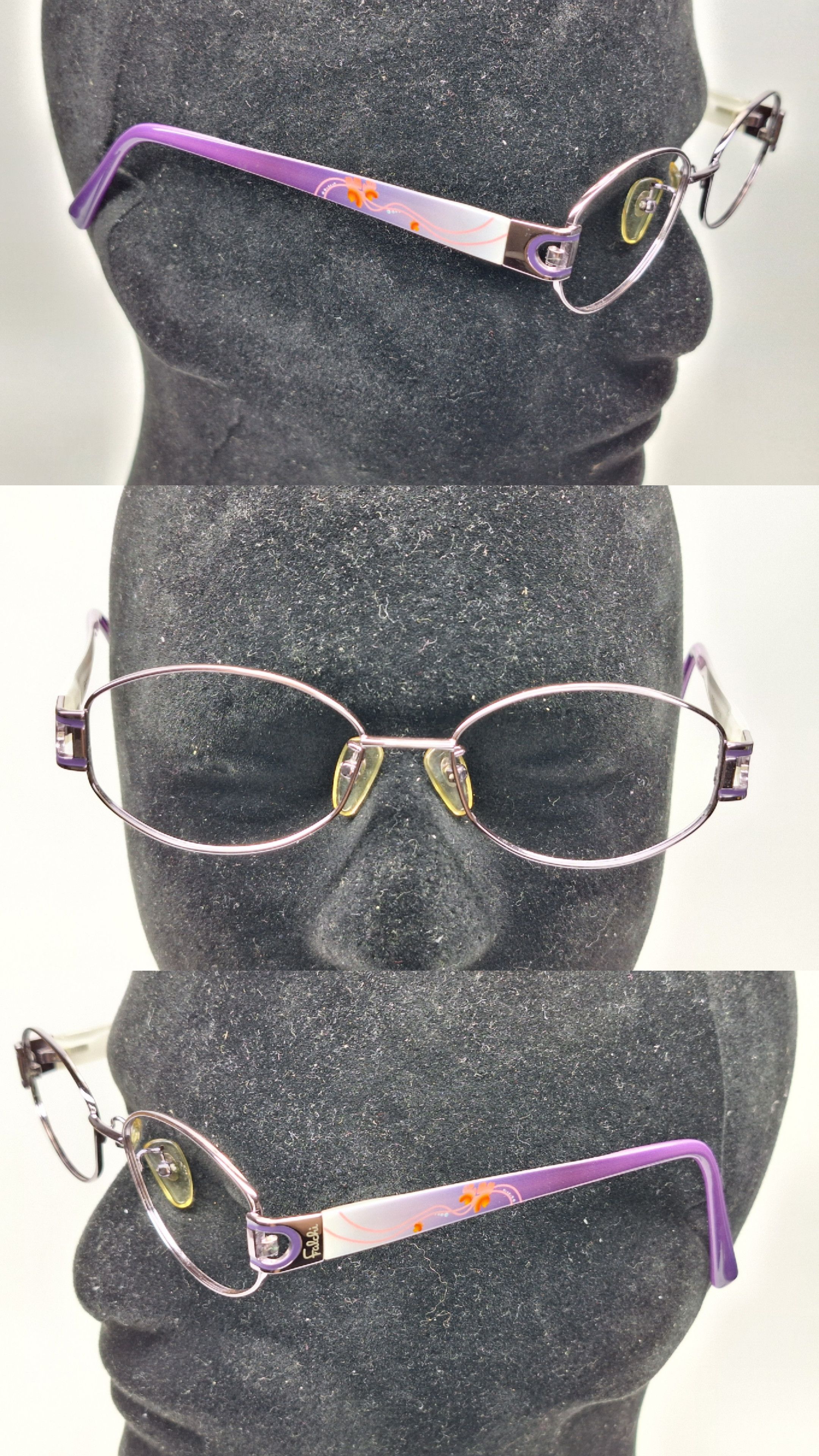 Other Falchi New York FNF1002 Flexible Titanium Eyeglasses Vintage Size ONE SIZE - 5 Thumbnail