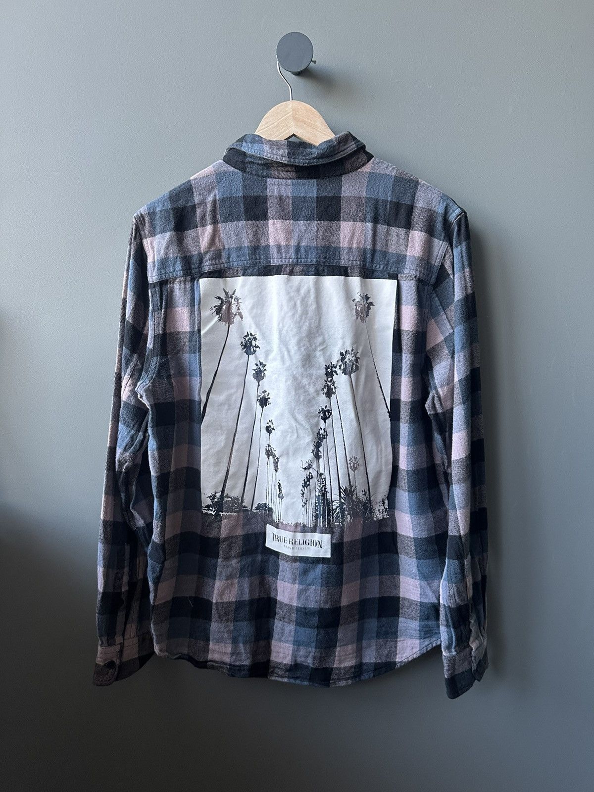 True Religion True Religion Flannel Cotton Shirt Size M Size US L / EU 52-54 / 3 - 4 Thumbnail
