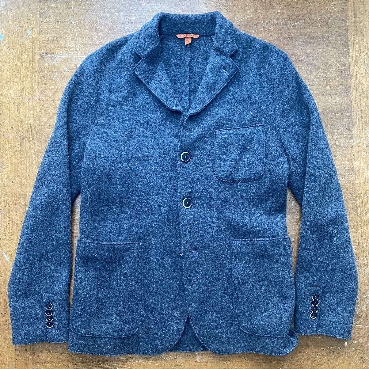 Barena Wool Winter Blazer in Grey Size 48R - 1 Thumbnail