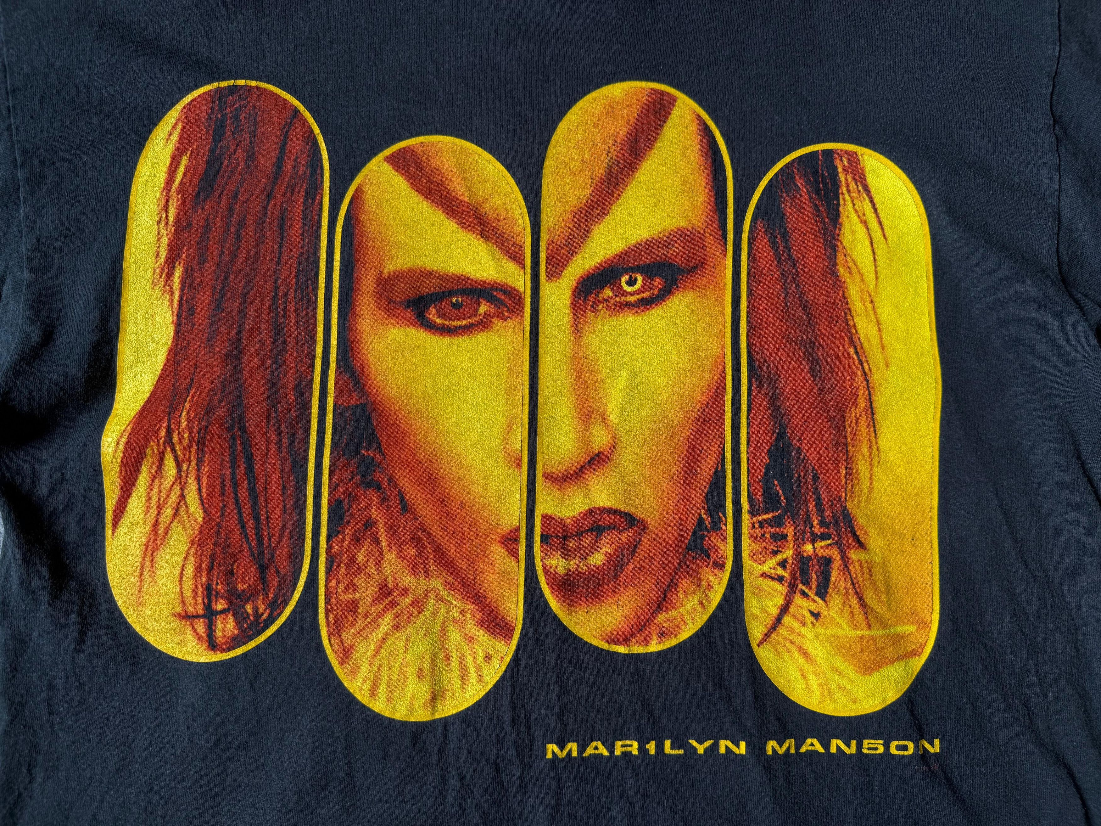 Vintage Marilyn Manson Rock is Dead Vintage Tee 1999 Size US L / EU 52-54 / 3 - 2 Thumbnail