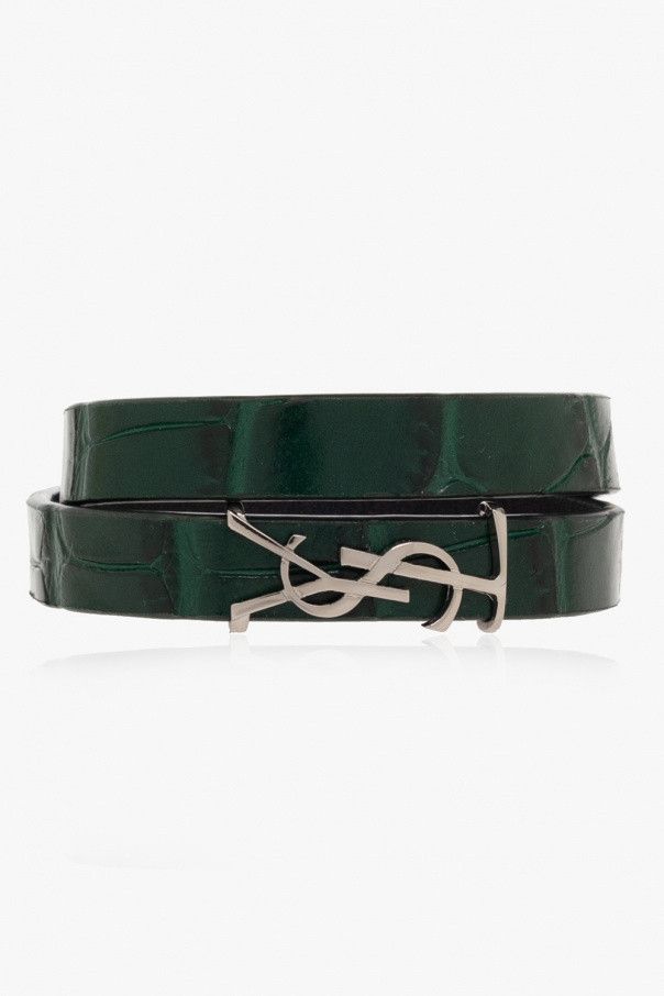Saint Laurent Paris o1la1rc1a0525 Size: OS / 708795 Cassandre Double Bracelet Size ONE SIZE - 1 Thumbnail