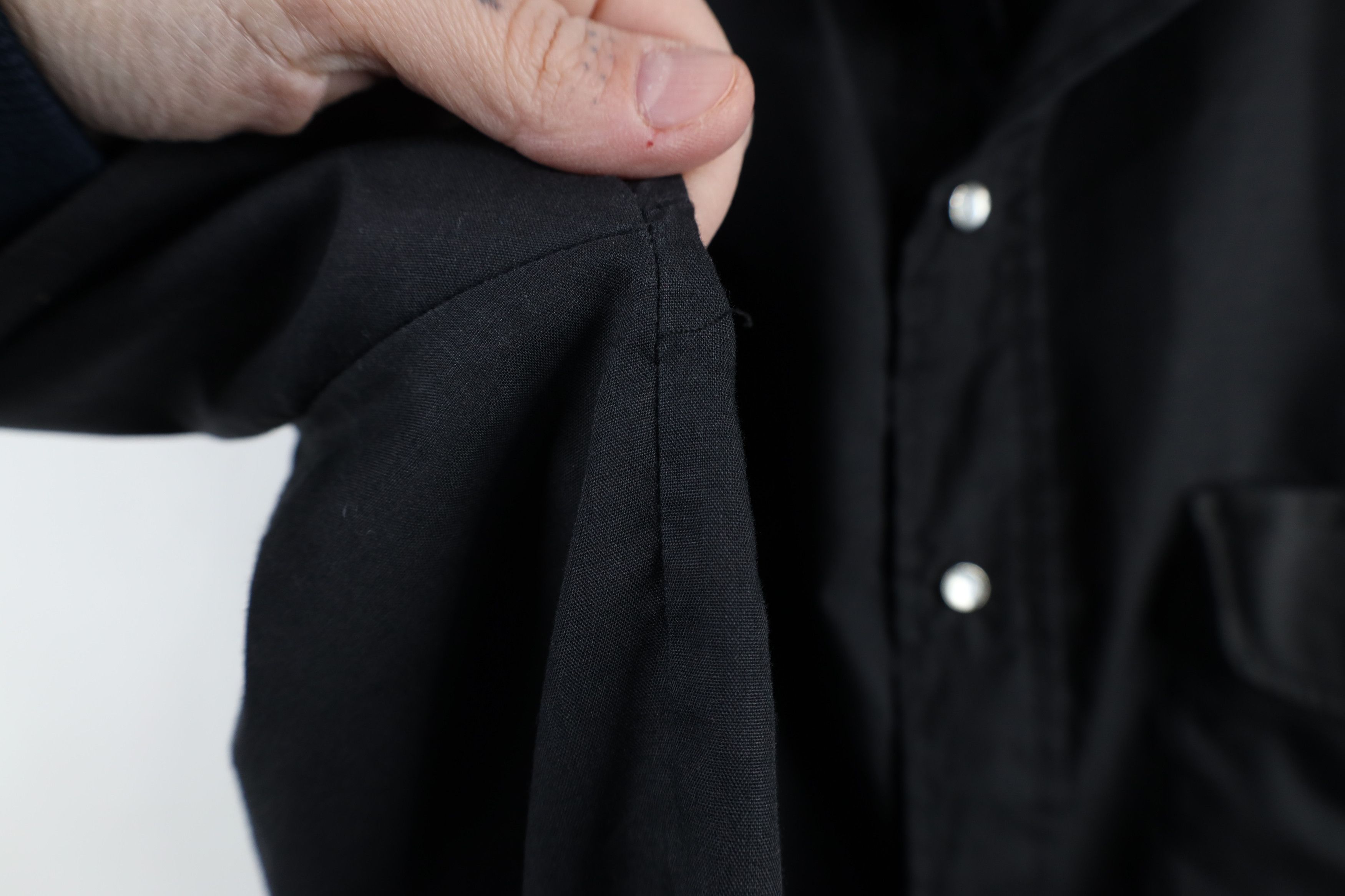 Vintage Vintage 70s Streetwear Cowboy Snap Button Shirt Black Size US S / EU 44-46 / 1 - 8 Thumbnail