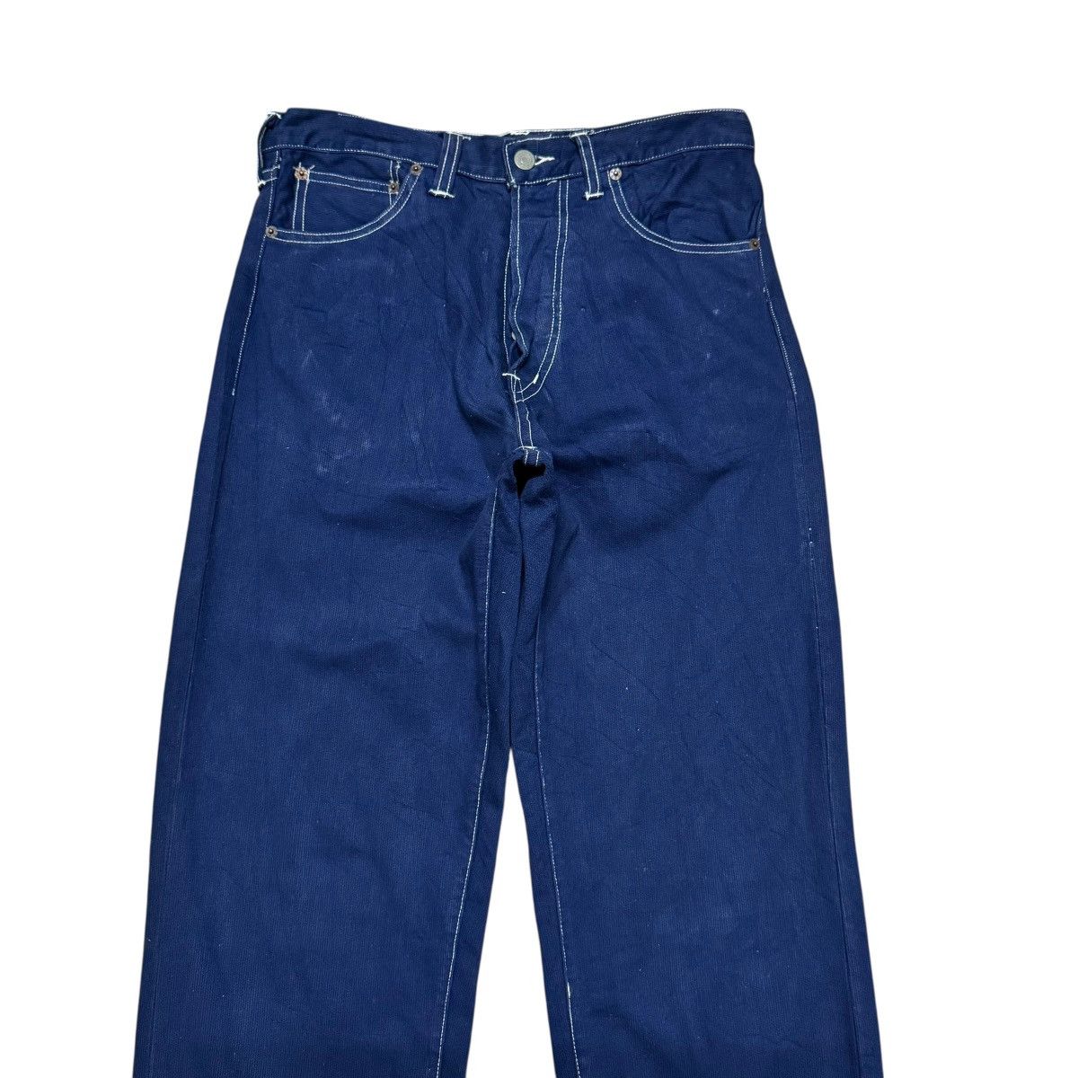 Full Count & Co. Pique Denim Indigo Jeans By Standard Style Shop Fujimoto Size US 30 / EU 46 - 4 Thumbnail