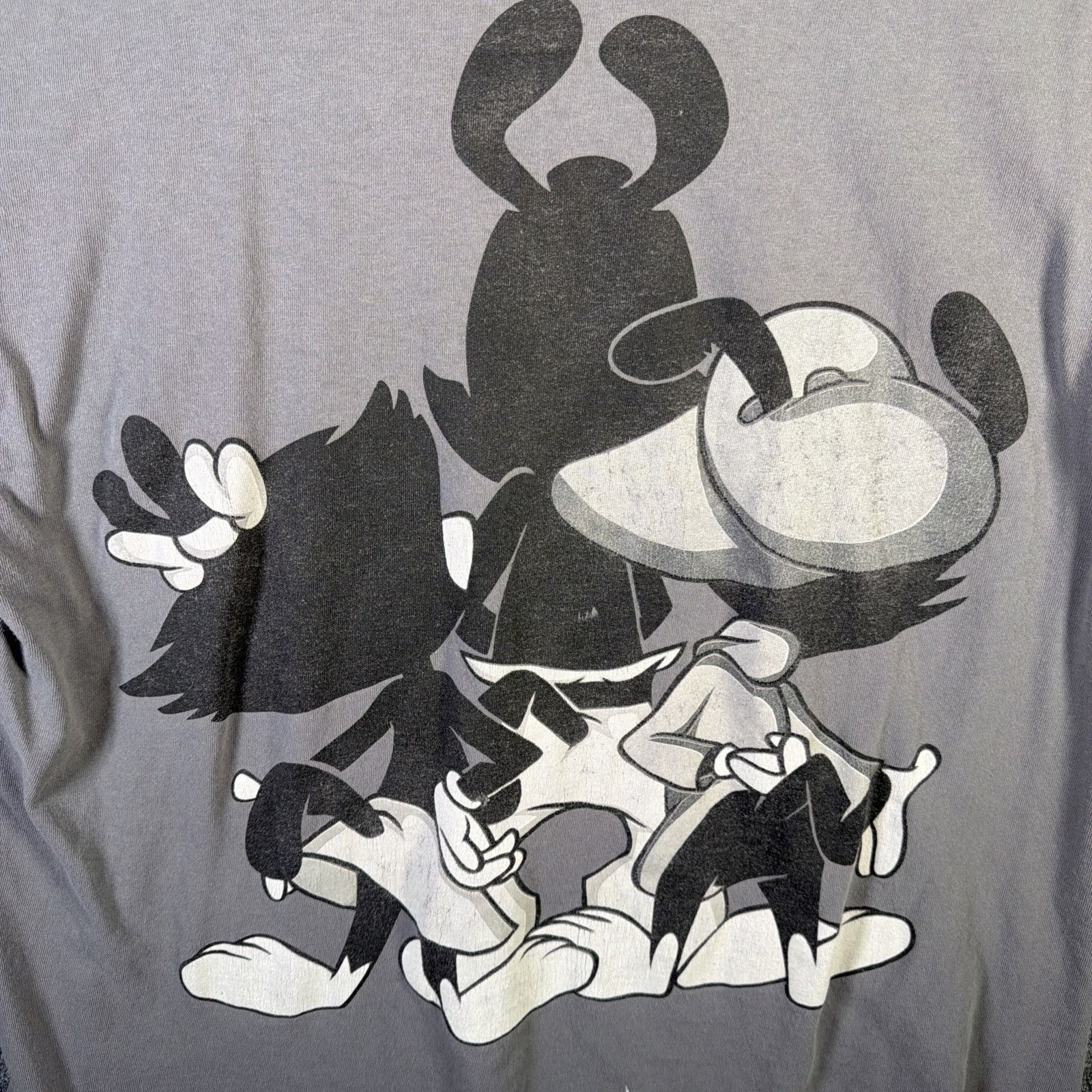 Warner Bros Vintage Animaniacs Shirt Mens XL Gray 90s Cartoon Faded Size US XL / EU 56 / 4 - 6 Thumbnail
