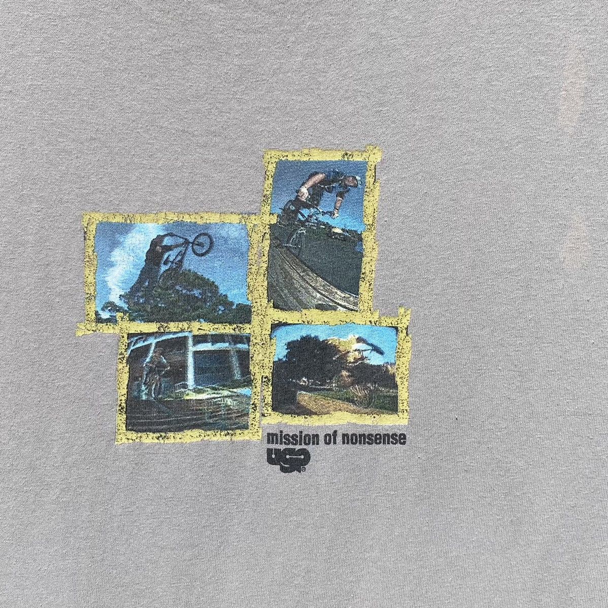 Vintage Vintage 90s UGP Mission Of Nonsense BMX Underground Shirt Size US L / EU 52-54 / 3 - 7 Thumbnail