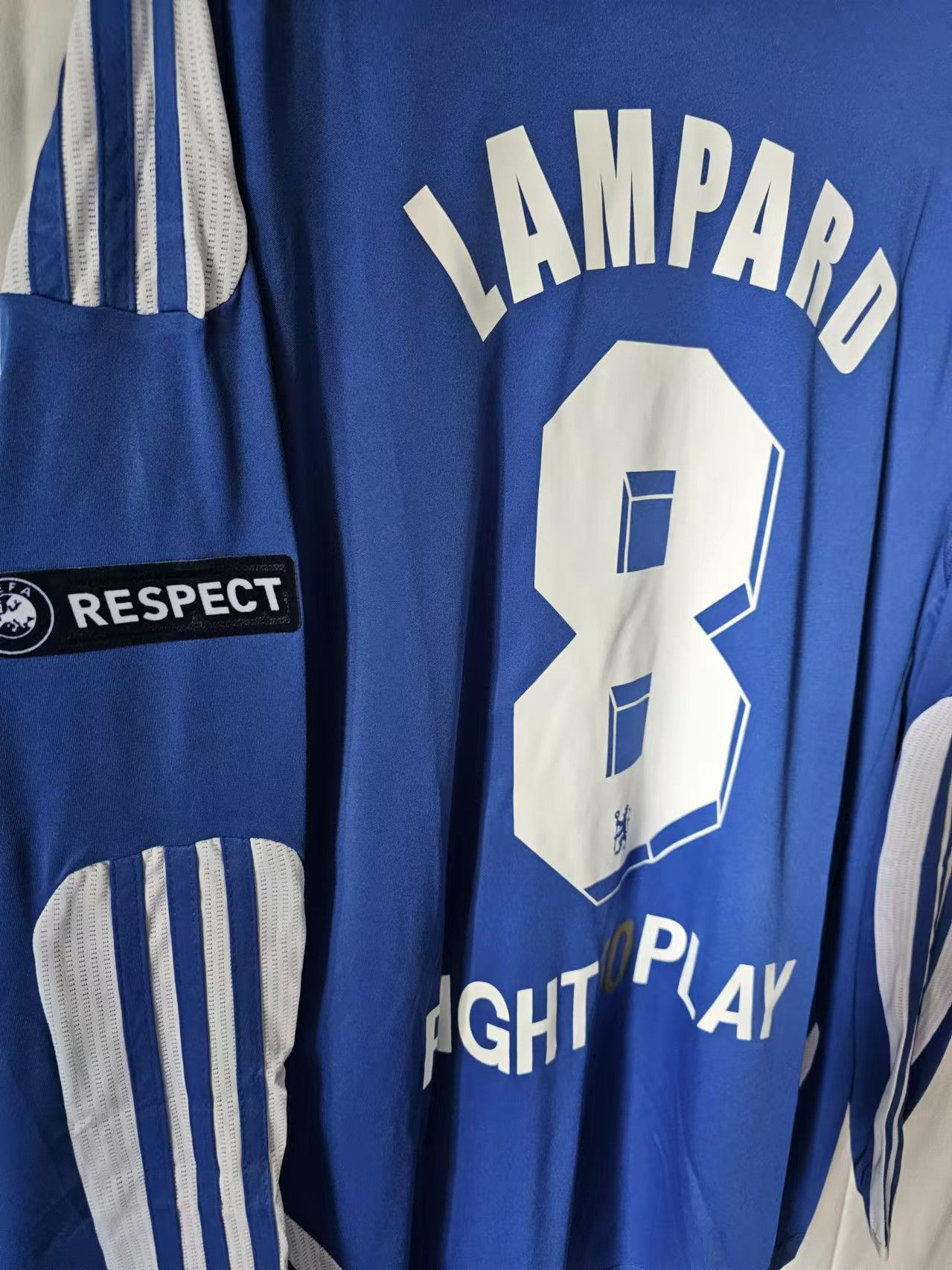 Adidas 2011 12 Chelsea #8 Frank Lampard Jersey Home Longsleeve Size US XL / EU 56 / 4 - 4 Thumbnail