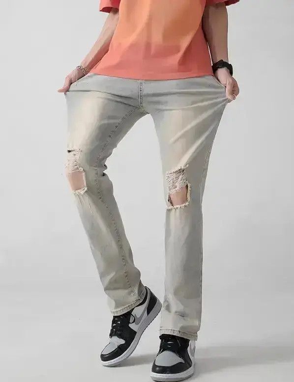 Japanese Brand Hip hop washed distressed jeans Size US 30 / EU 46 - 3 Thumbnail
