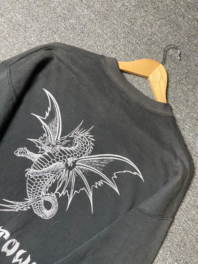 Dogtown Vintage Dogtown Backprint Dragon Printed Sweatshirt (173) Size US M / EU 48-50 / 2 - 5 Thumbnail