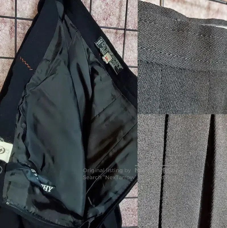 Givenchy Givenchy Black Pleated Midi Skirt for Women . Size 23" - 6 Thumbnail