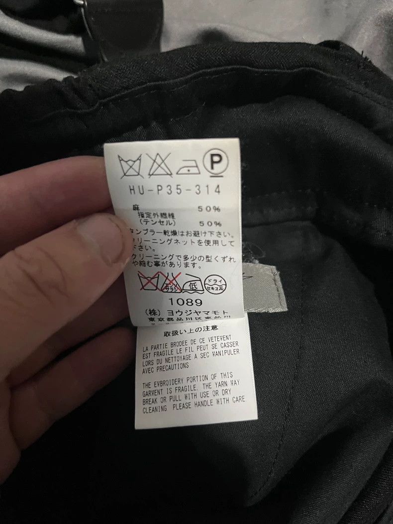 Yohji Yamamoto Yohji Yamamoto Yohji Yamamoto Embroidered Dungaree Pants-2 Size US 26 / EU 42 - 3 Thumbnail