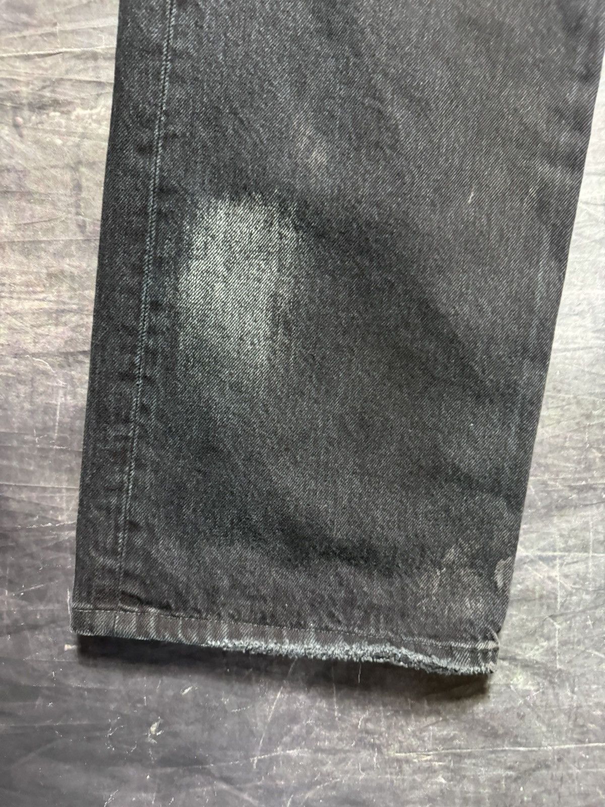 Balenciaga Balenciaga Destroyed Dirty Denim Jeans in Black Size US 30 / EU 46 - 6 Thumbnail