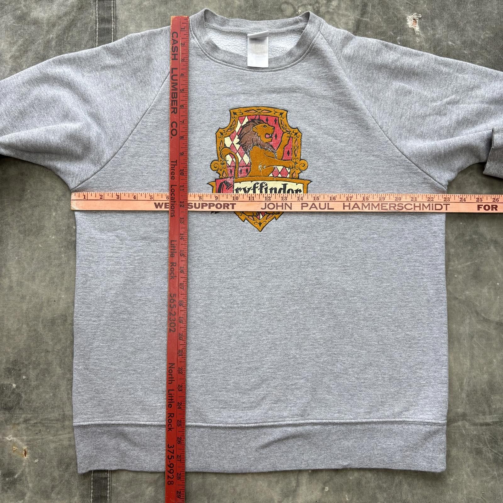 Vintage Vintage Y2K Gryffindor Harry Potter Movie Flock Sweatshirt Size US L / EU 52-54 / 3 - 6 Thumbnail