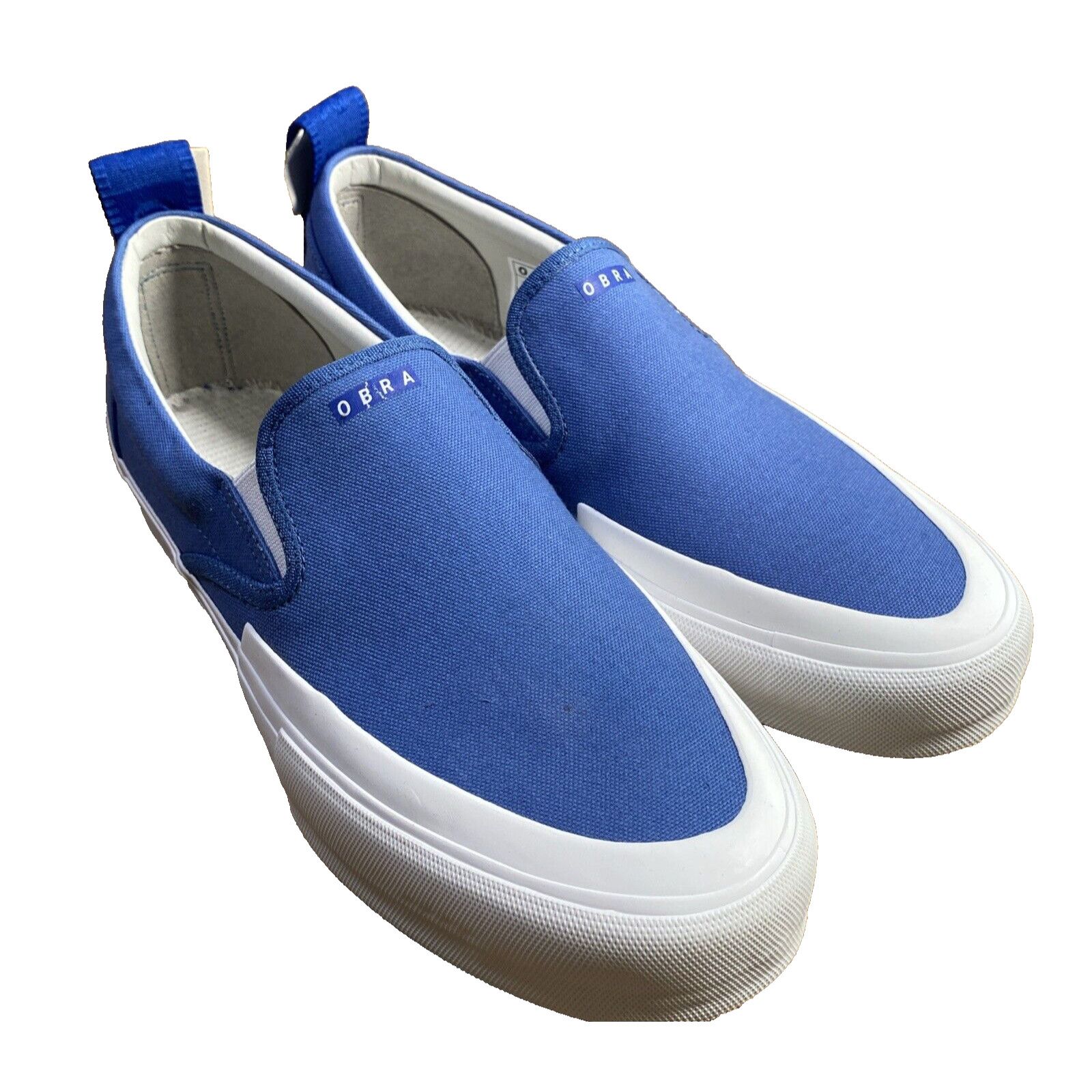 Men\'s Obra Blue Slip-On Shoes NEW Obra 240 Canvas low wrap Blue Sneakers Men main image 3