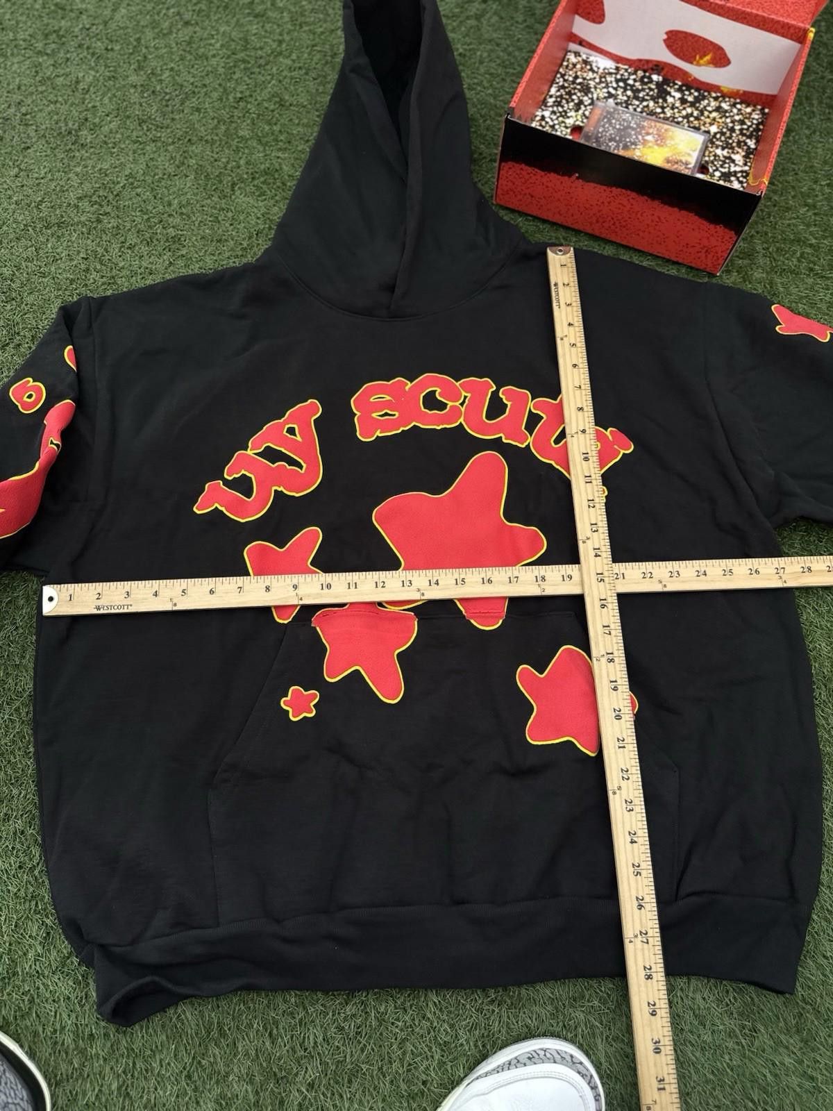 Sp5der Sp5der Worldwide Black Red Hoodie Size (XXL) (NEW) Box + CD Size US XXL / EU 58 / 5 - 8 Thumbnail