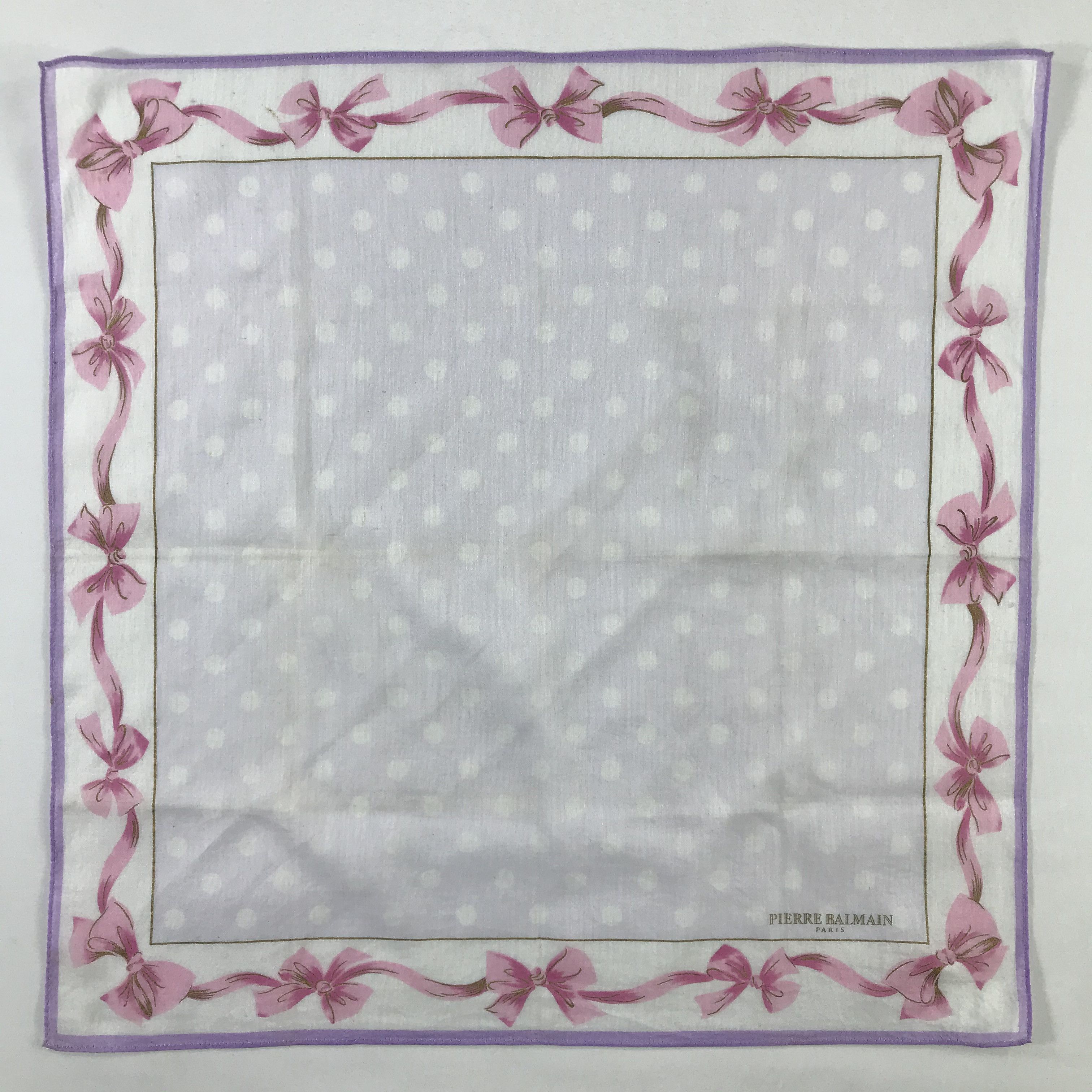 Pierre Balmain × Vintage Pierre Balmain Bandana / Handkerchief / Neckerchief - S443 Size ONE SIZE - 1 Thumbnail