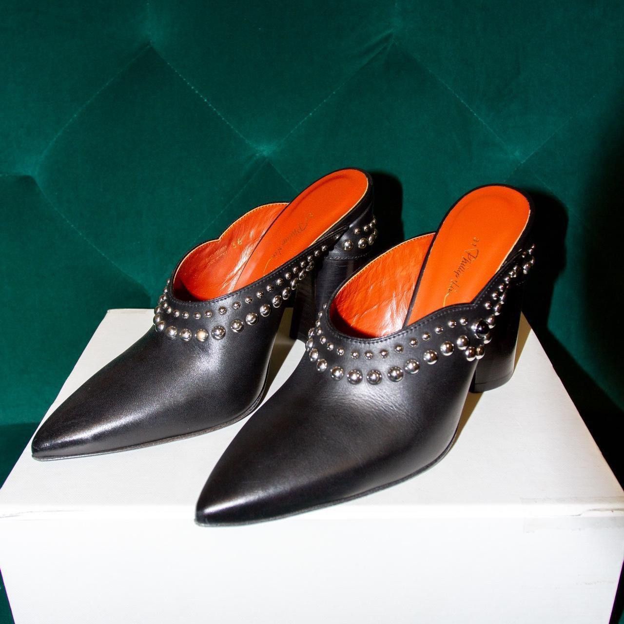 3.1 Phillip Lim 3.1 Philip Lim Patsy Studded Mule in Black Size US 6 / IT 36 - 3 Thumbnail
