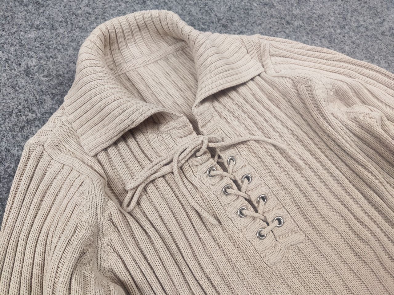 If Six Was Nine Vintage l.g.b. Hysteric Le Grande Bleu ties ribbed Sweater Size US S / EU 44-46 / 1 - 4 Thumbnail