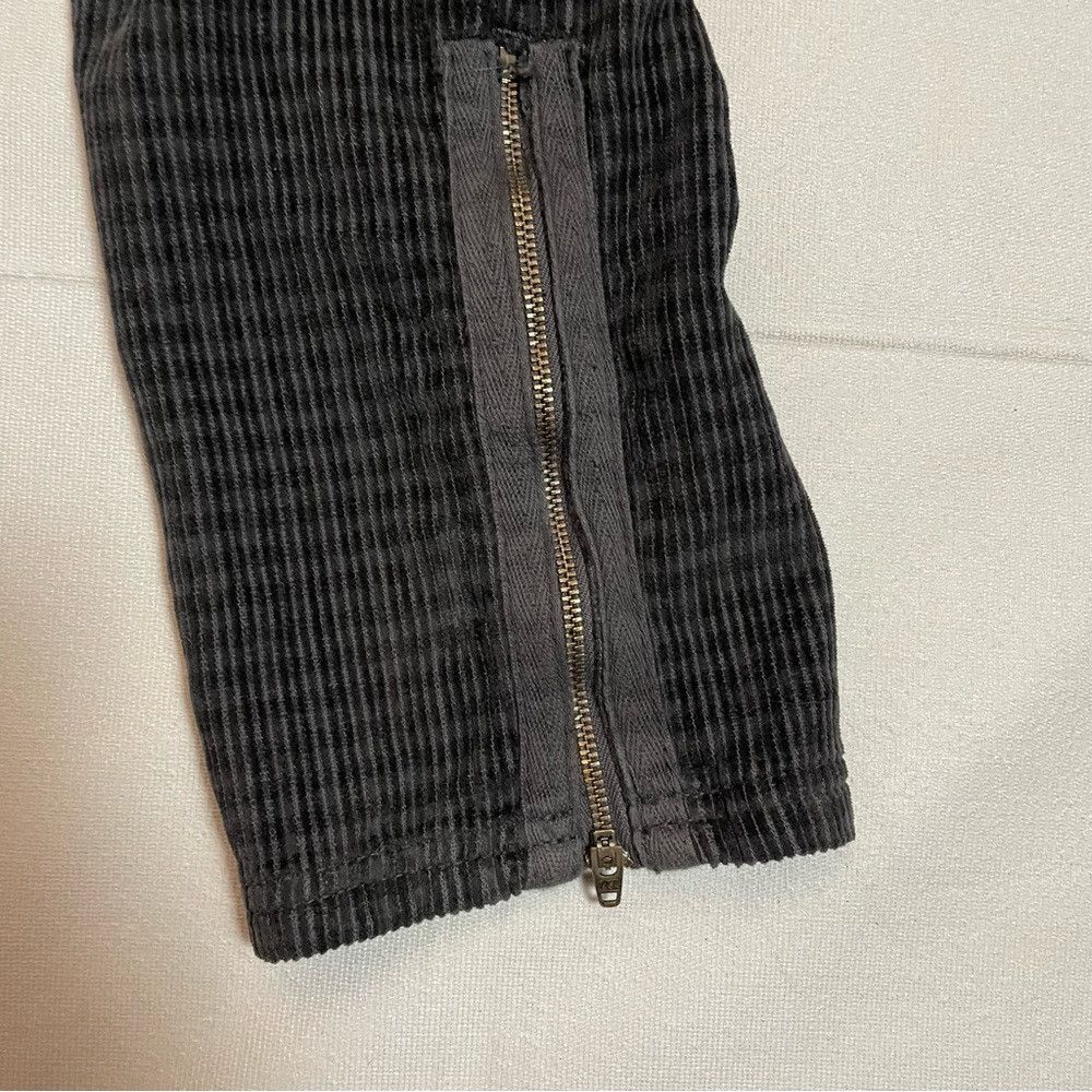 Free People NWT New Free People London Calling Slouchy Cord Grey Gingha Size 26" / US 2 / IT 38 - 5 Thumbnail