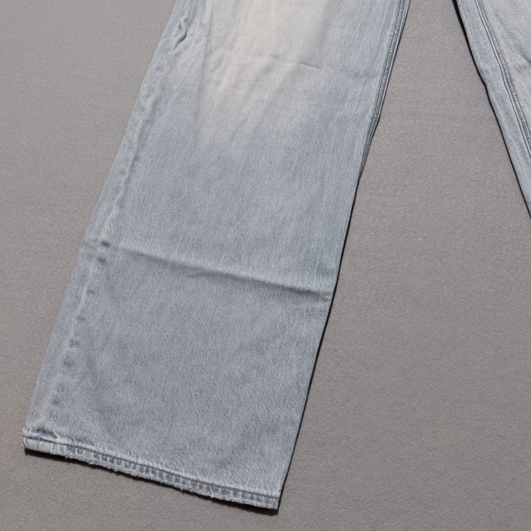 American Eagle Outfitters American Eagle Jeans Women Blue Denim Distressed Mid Rise Zip Fly Wide Leg 0 28 Inseam 29 Inseam 5-Pocket Design 90s Theme Vintage No Shirt Size 25" / US 0 / IT 36 - 5 Thumbnail