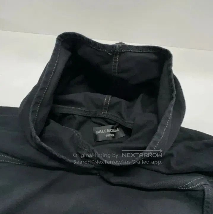Balenciaga Balenciaga FW22 Black Hooded Sweatshirt. Size US M / EU 48-50 / 2 - 5 Thumbnail