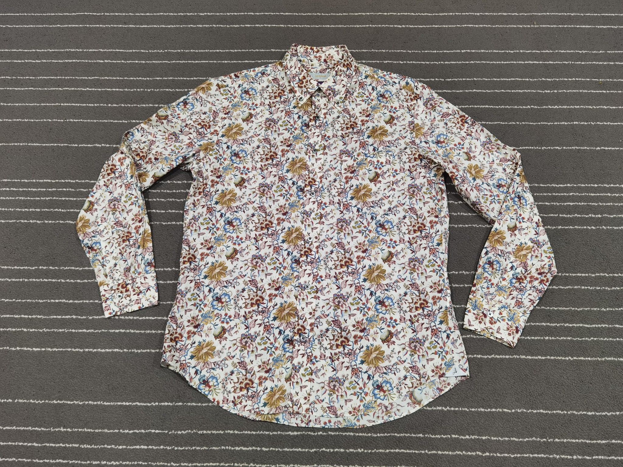 Liberty ARTISAN X LIBERTY art fabric button up M 1680 Size US M / EU 48-50 / 2 - 1 Thumbnail