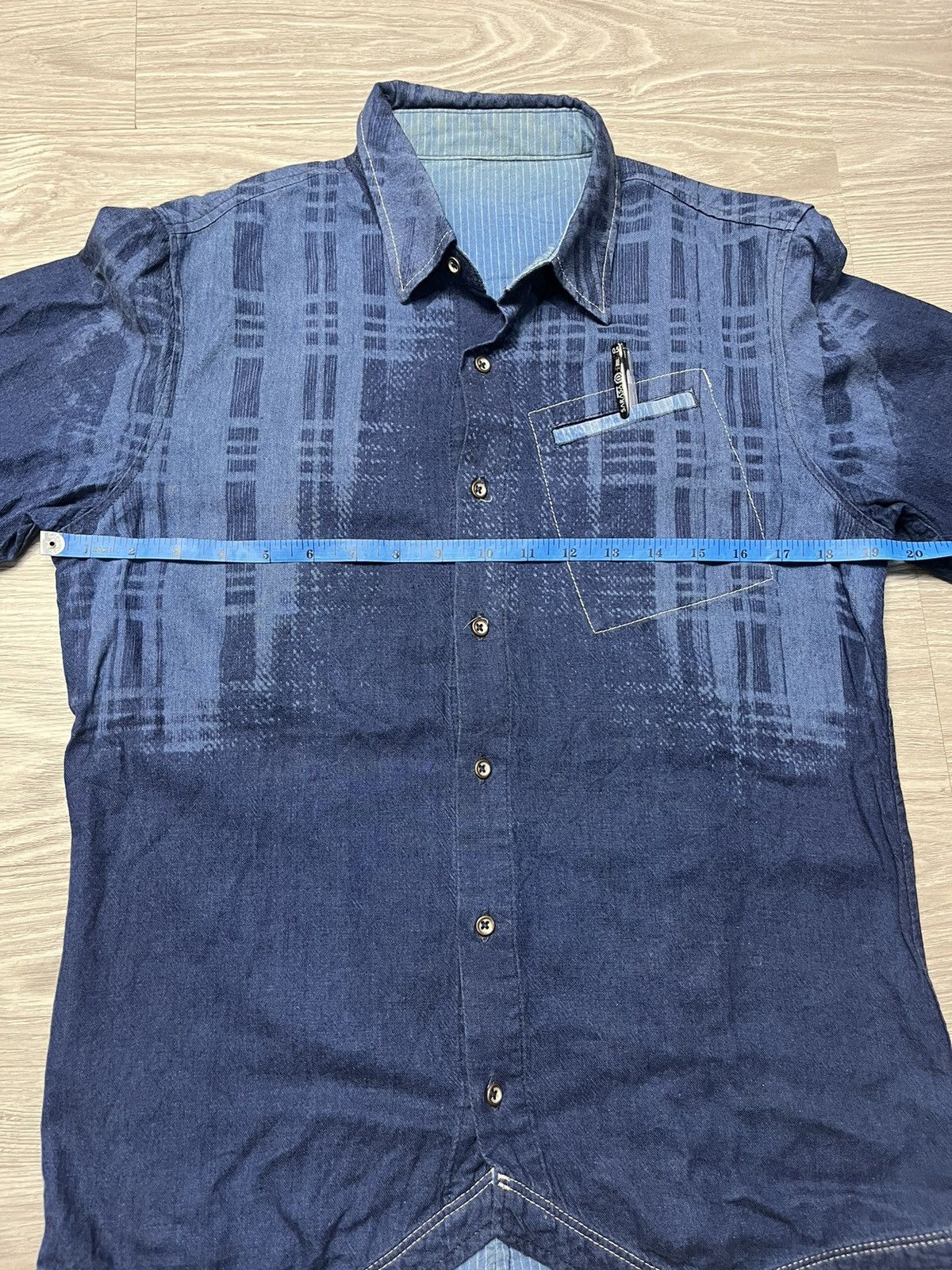 Marithe + Francois Girbaud MARITHE FRANCOIS GIRBAUD Denim Shirt Button up longsleeve Size US M / EU 48-50 / 2 - 9 Thumbnail