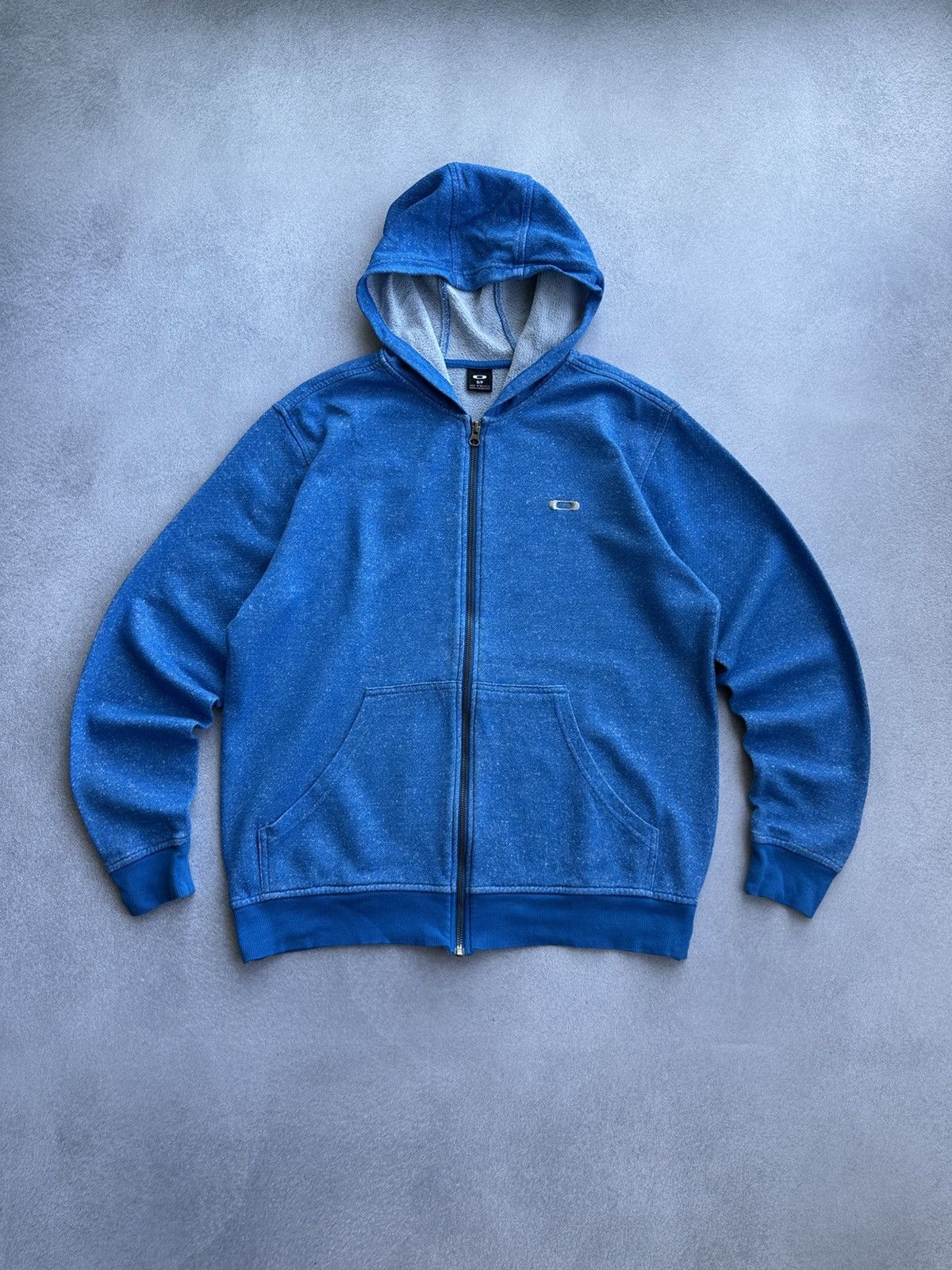 Oakley Vintage Oakley Blue Light Zip Hoodie Mens Sz S Size US S / EU 44-46 / 1 - 1 Thumbnail