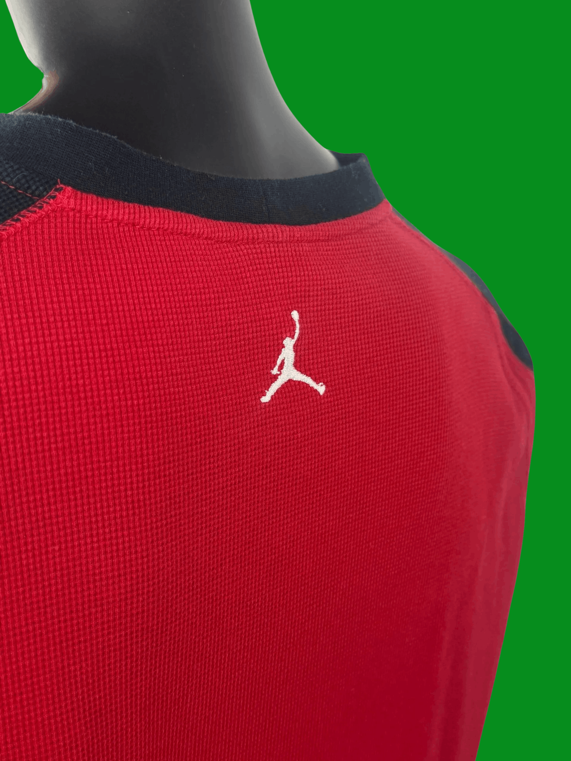 Jordan Brand VTG Y2K Air Jordan Waffle Knit Thermal Size US XXL / EU 58 / 5 - 3 Thumbnail