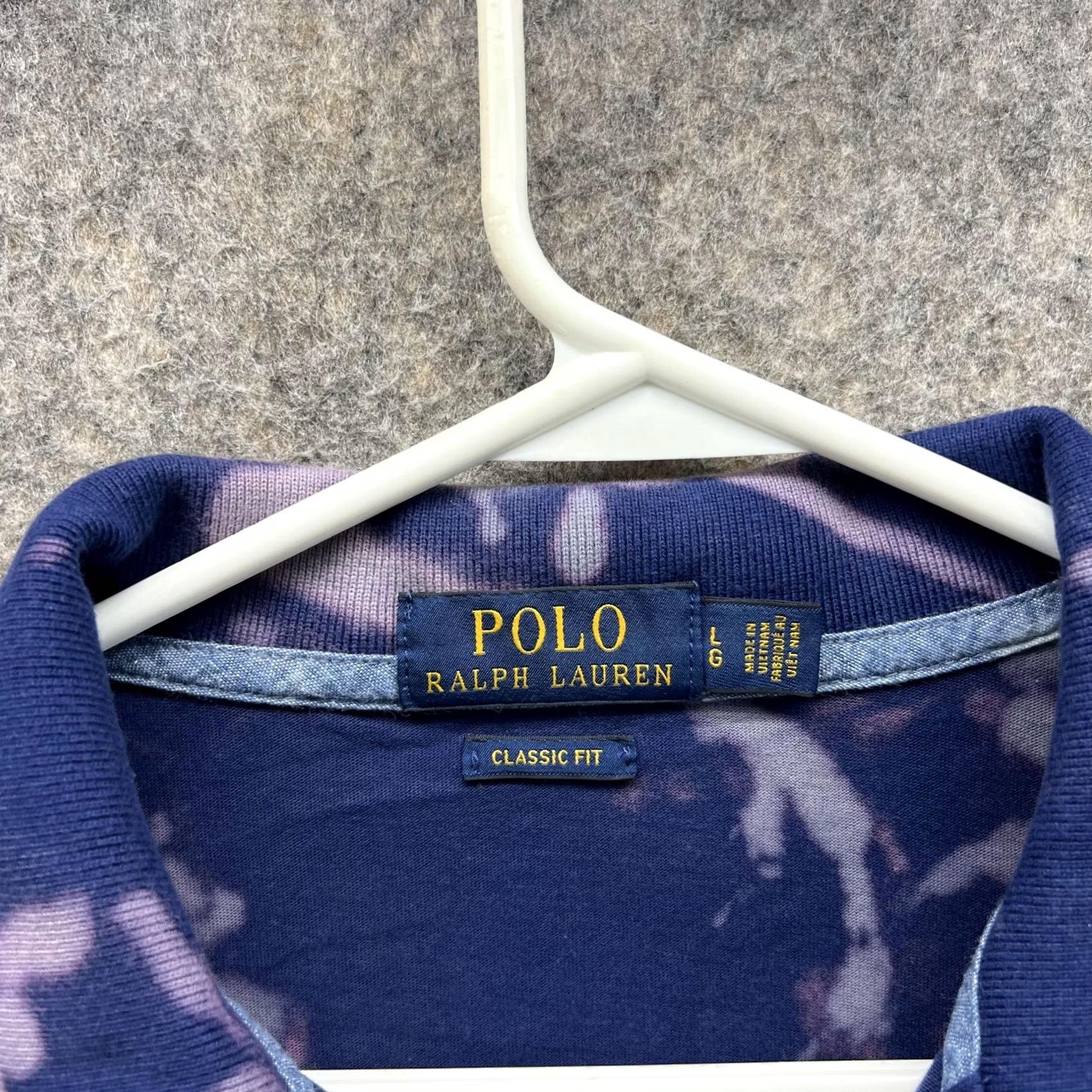 Polo Ralph Lauren Ralph Lauren Polo Shirt Men Large Purple Classic Size US L / EU 52-54 / 3 - 4 Thumbnail