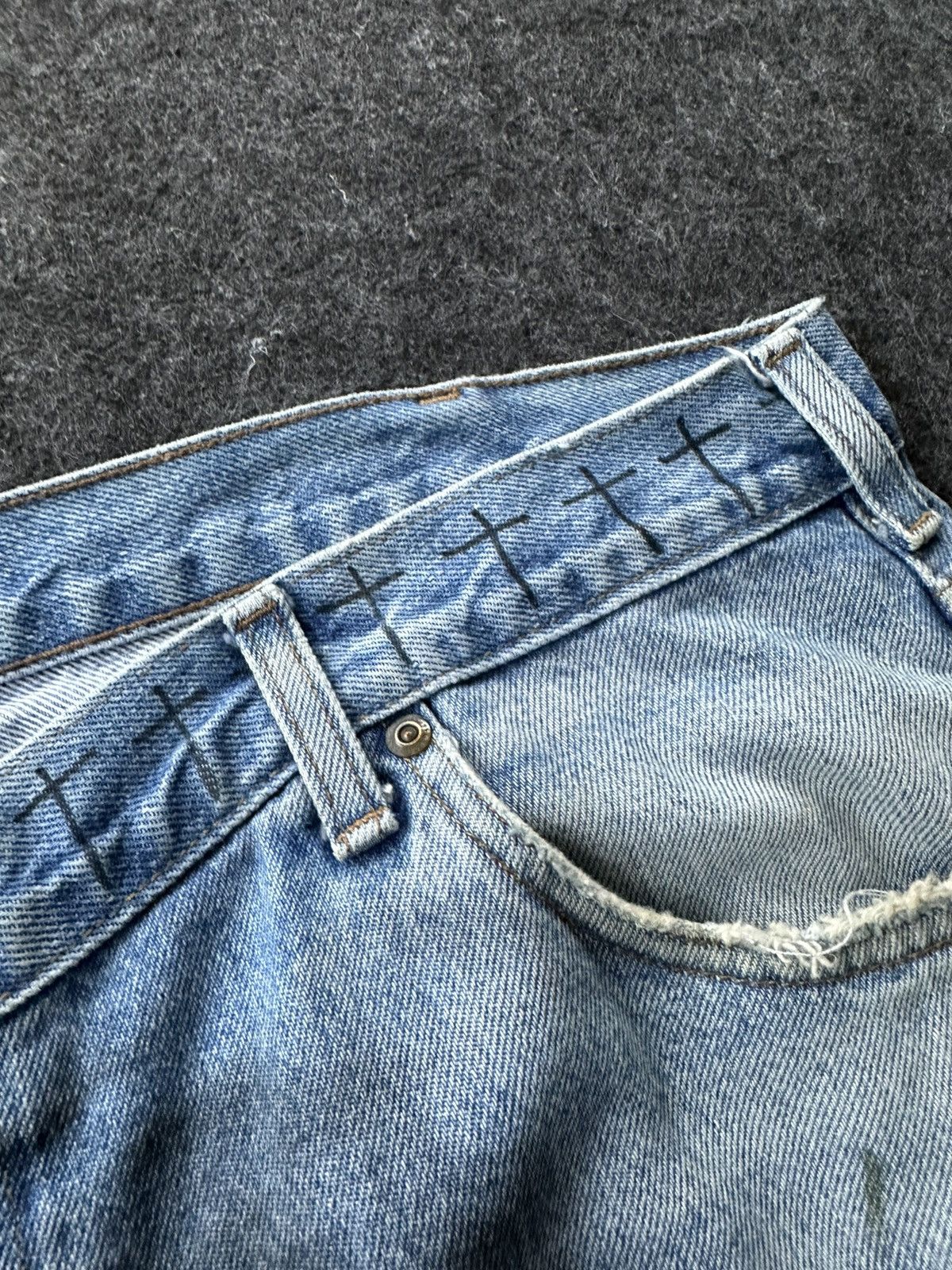 Carhartt Vintage Carhartt Big Size “Holy Grail” Denim 40x29 D449 Size US 40 / EU 56 - 13 Thumbnail
