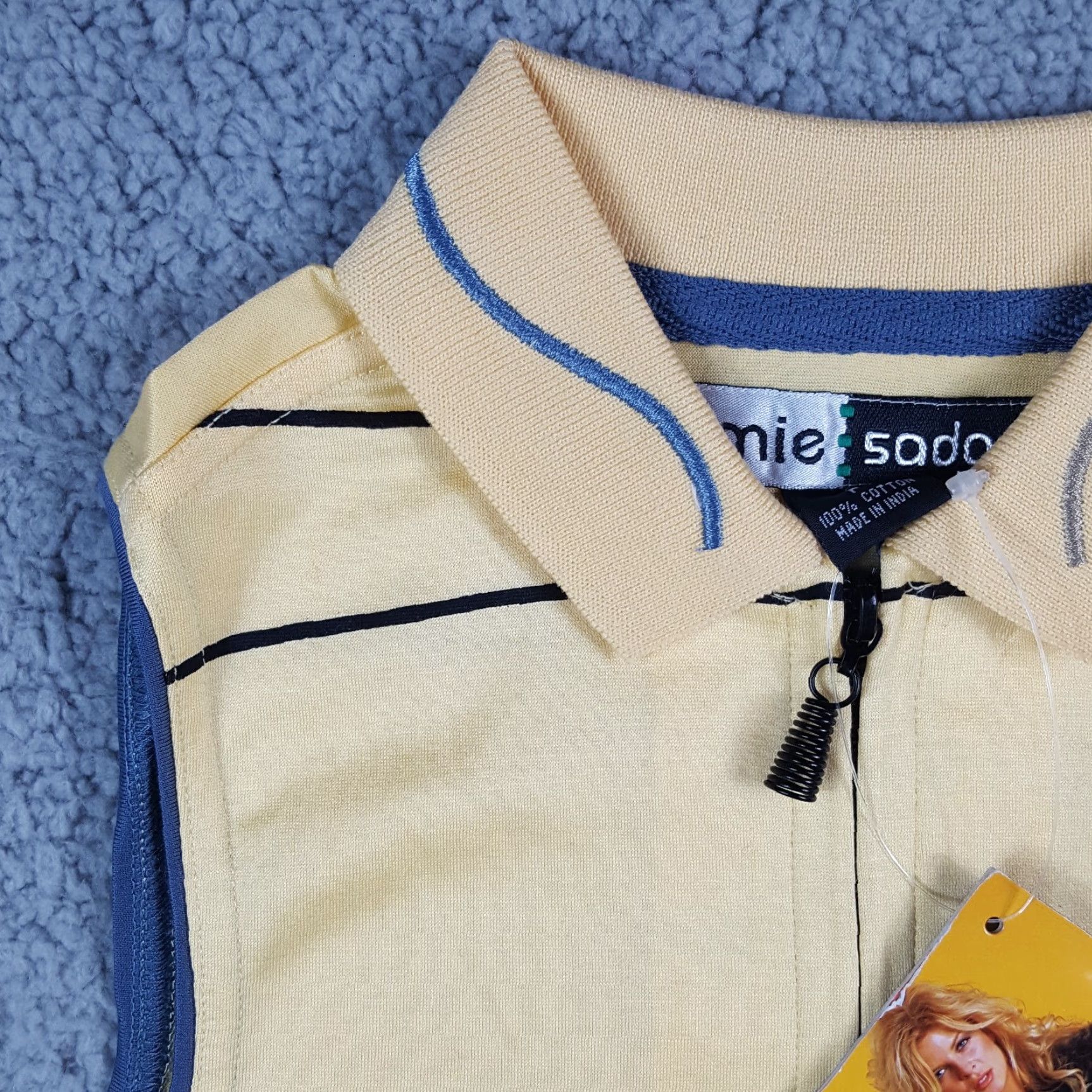 Vintage VINTAGE Jamie Sadock Polo Shirt Women's Petite S Sleeveless Yellow 90s Y2K Preppy Tennis Golf Shirt Size S / US 4 / IT 40 - 3 Thumbnail