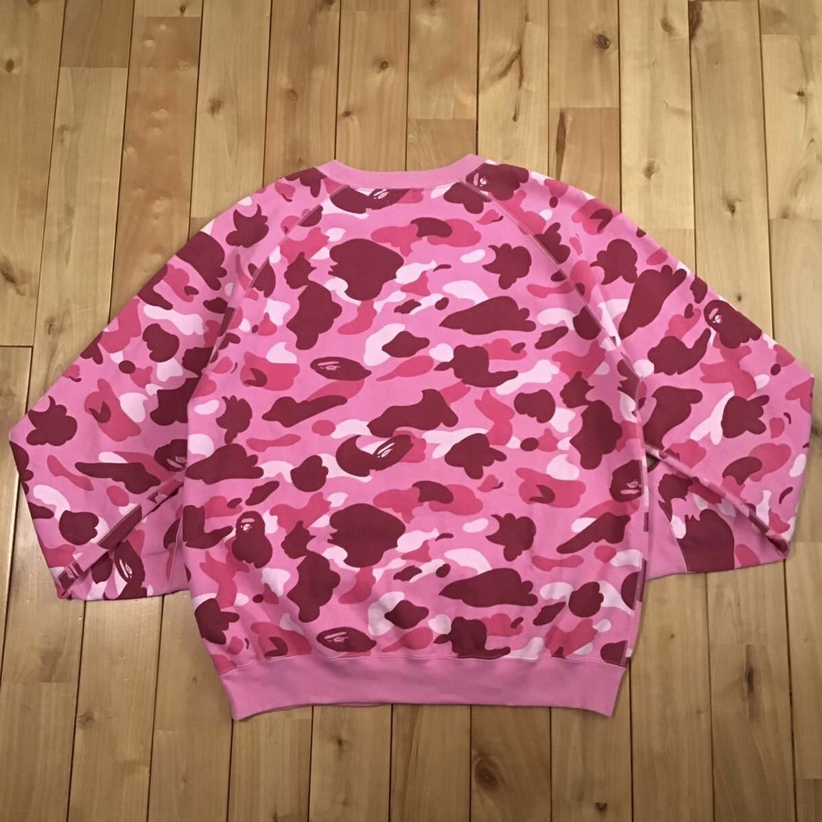 Bape × Nigo × Swarovski BAPE Pink Swarovski logo sweat shirt Pink camo a bathing ape Size US M / EU 48-50 / 2 - 6 Thumbnail