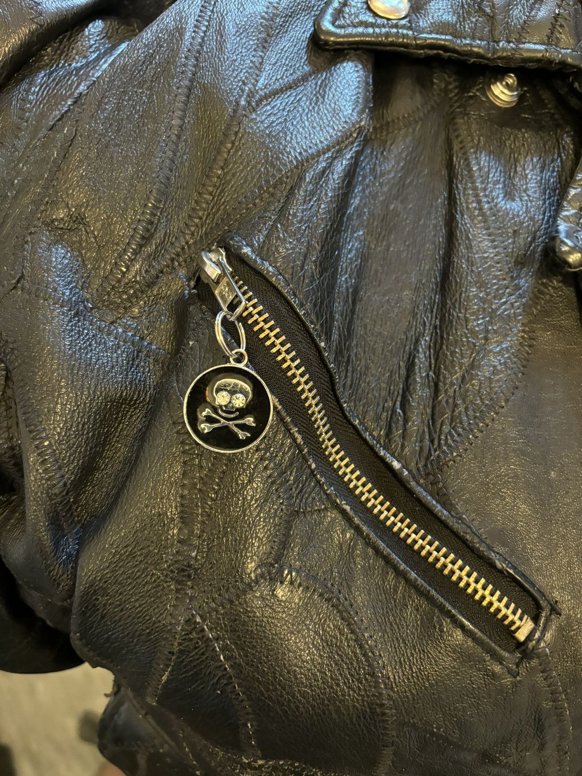 Other Vintage Leather Jacket Size US L / EU 52-54 / 3 - 7 Thumbnail