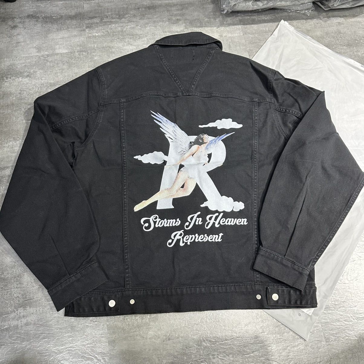 Represent Clo. Represent Storms In Heaven Denim Jacket Size US M / EU 48-50 / 2 - 4 Thumbnail