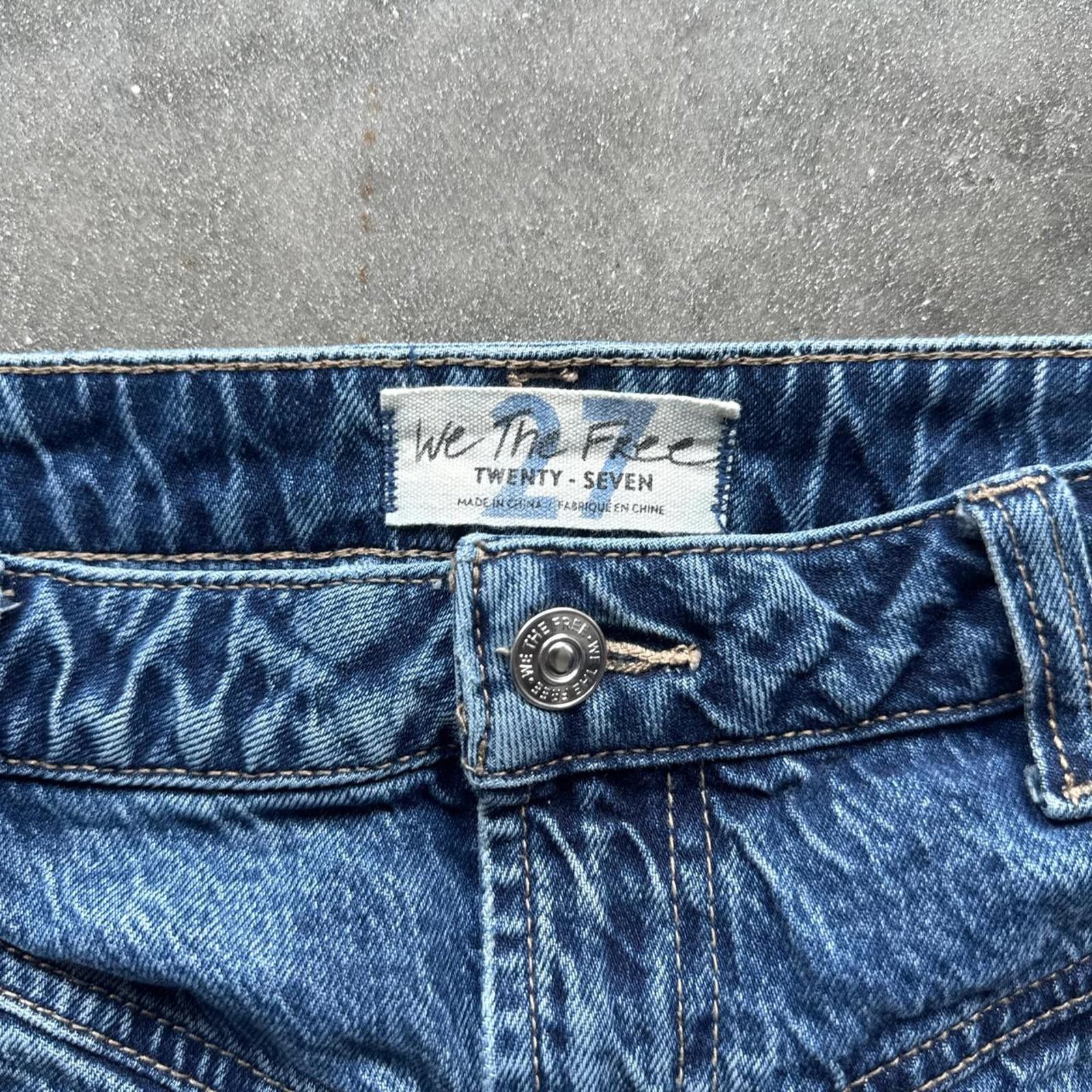 Other Light Wash Flare Relaxed Fit Denim Jeans Size 27" / US 4 / IT 40 - 5 Thumbnail